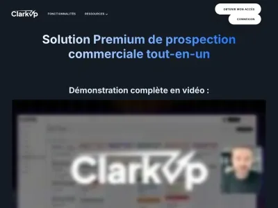 Aper&ccedil;u de clarkup.io
